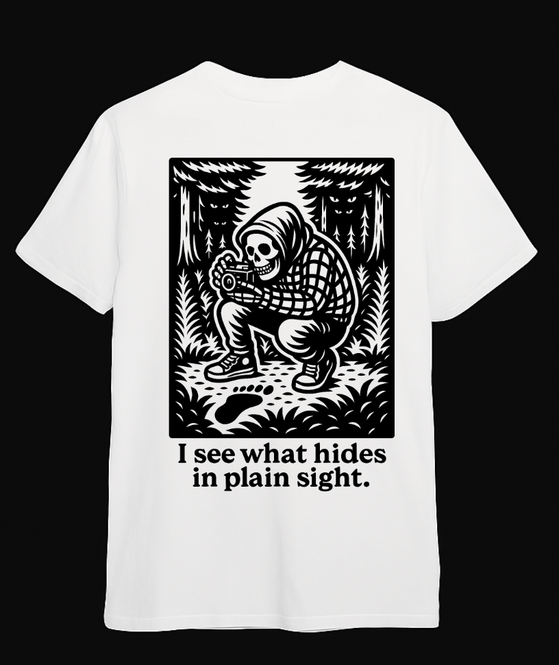 I See What Hides T-Shirt - Looming Mischief