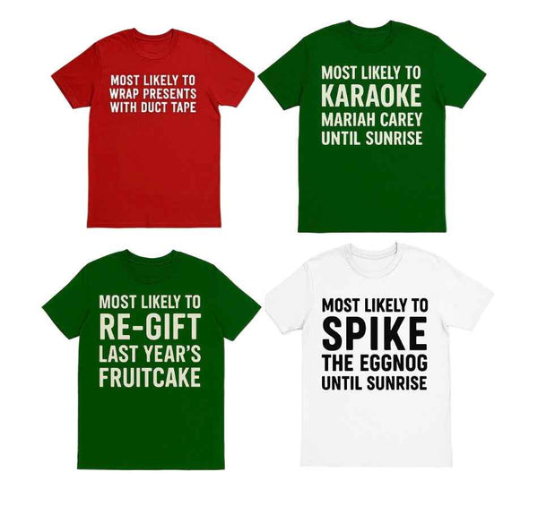 Create your own Family Christmas Shirts- customized