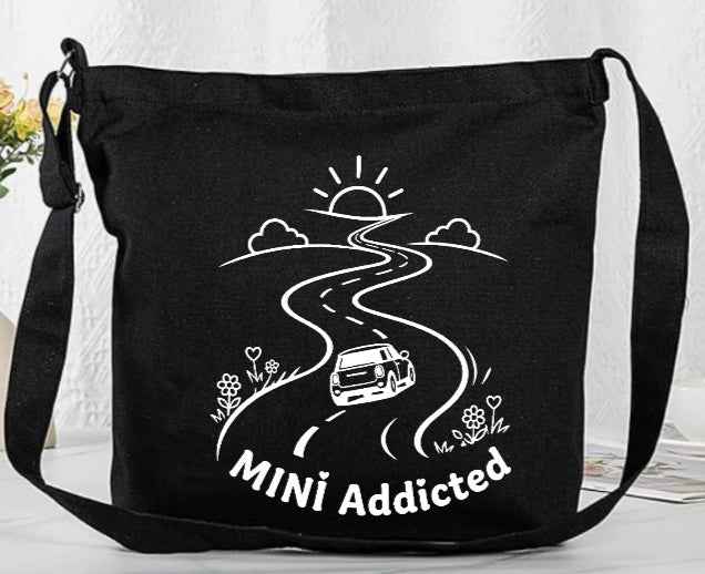 Mini Addicted - Hobo Bag b&w Road