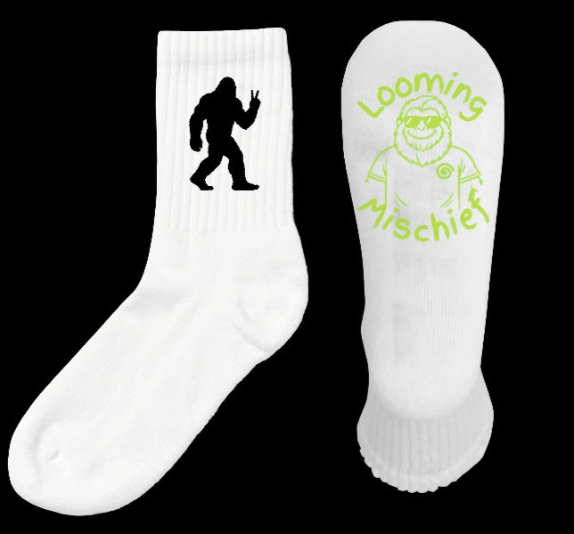 Bigfoot Socks (youth) - Looming Mischief