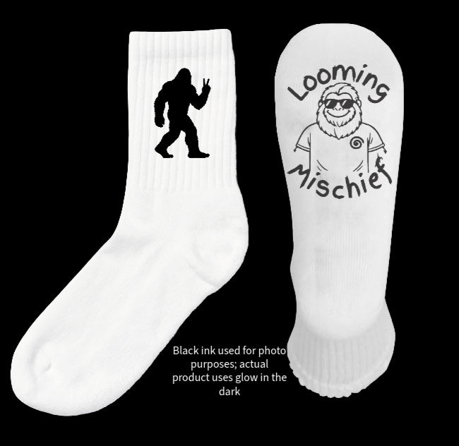 Bigfoot Socks (youth) - Looming Mischief