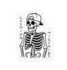 Too Glam Vinyl Sticker