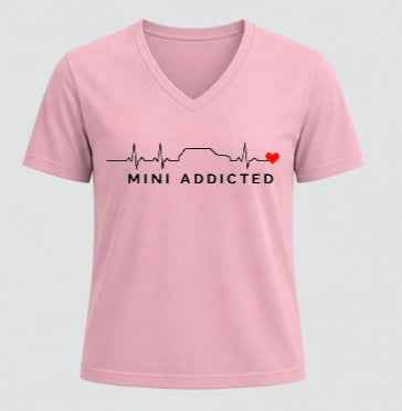 MINI ADDICTED - Heartbeat T-Shirt