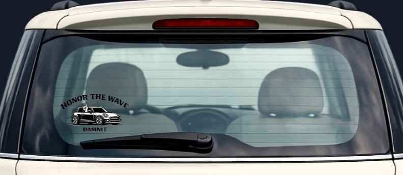 Honor the wave Sticker - MINI Addicted